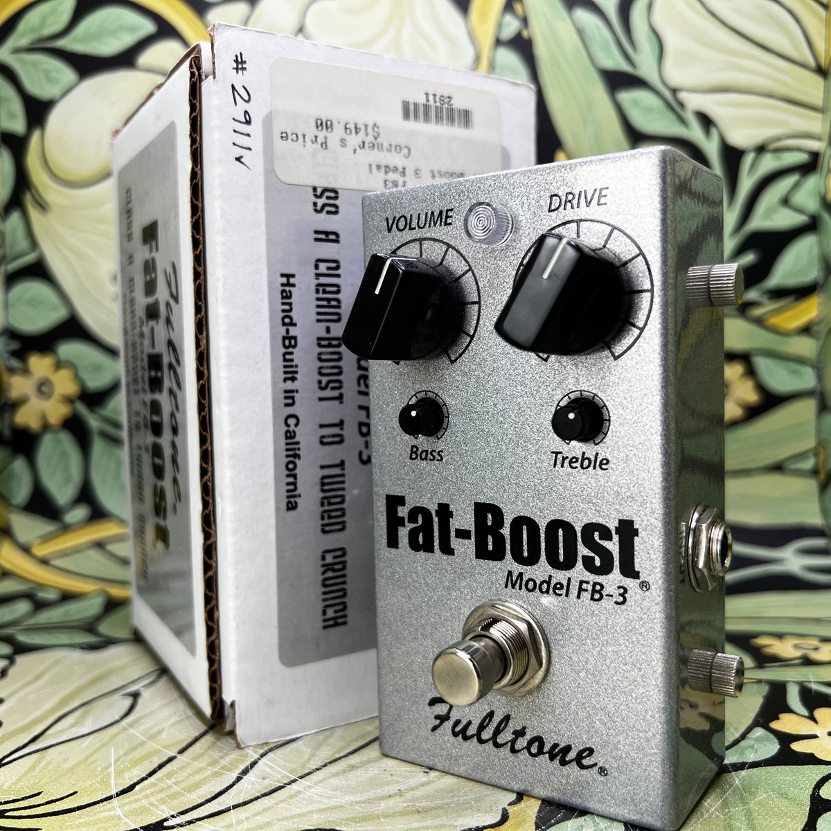 fat boost pedal Fulltone Fat-Boost FB-3 Color:Grey Ash GORE Wear M GORE-TEX clipping Bass Control keeps PDL