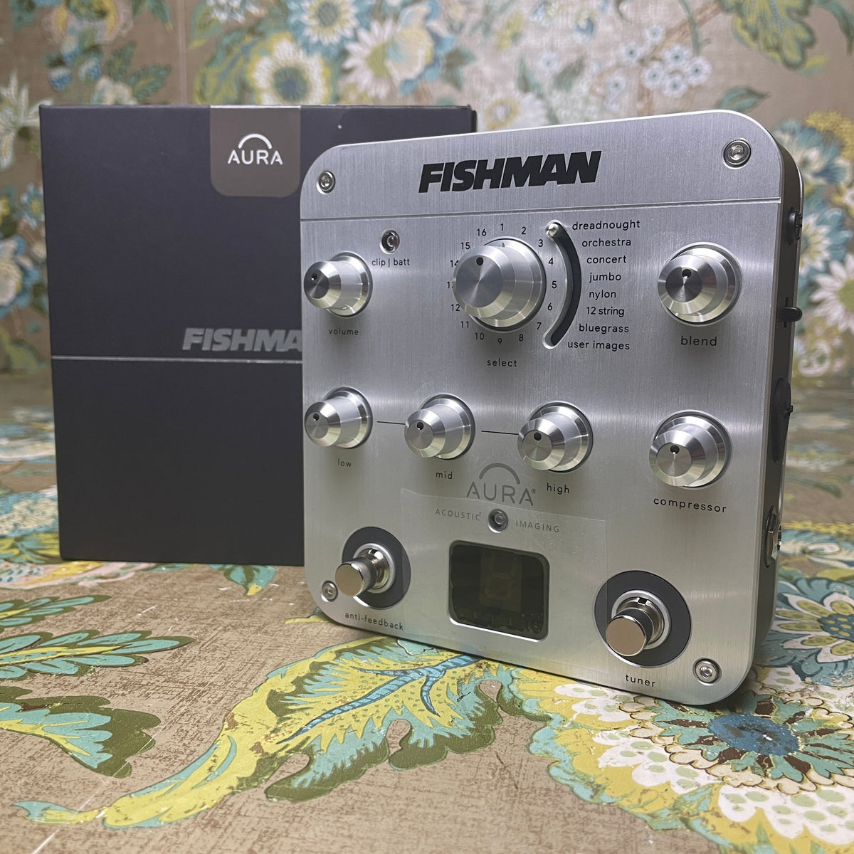 Fishman Aura Spectrum DI Acoustic Guitar Imaging Preamp Pedal