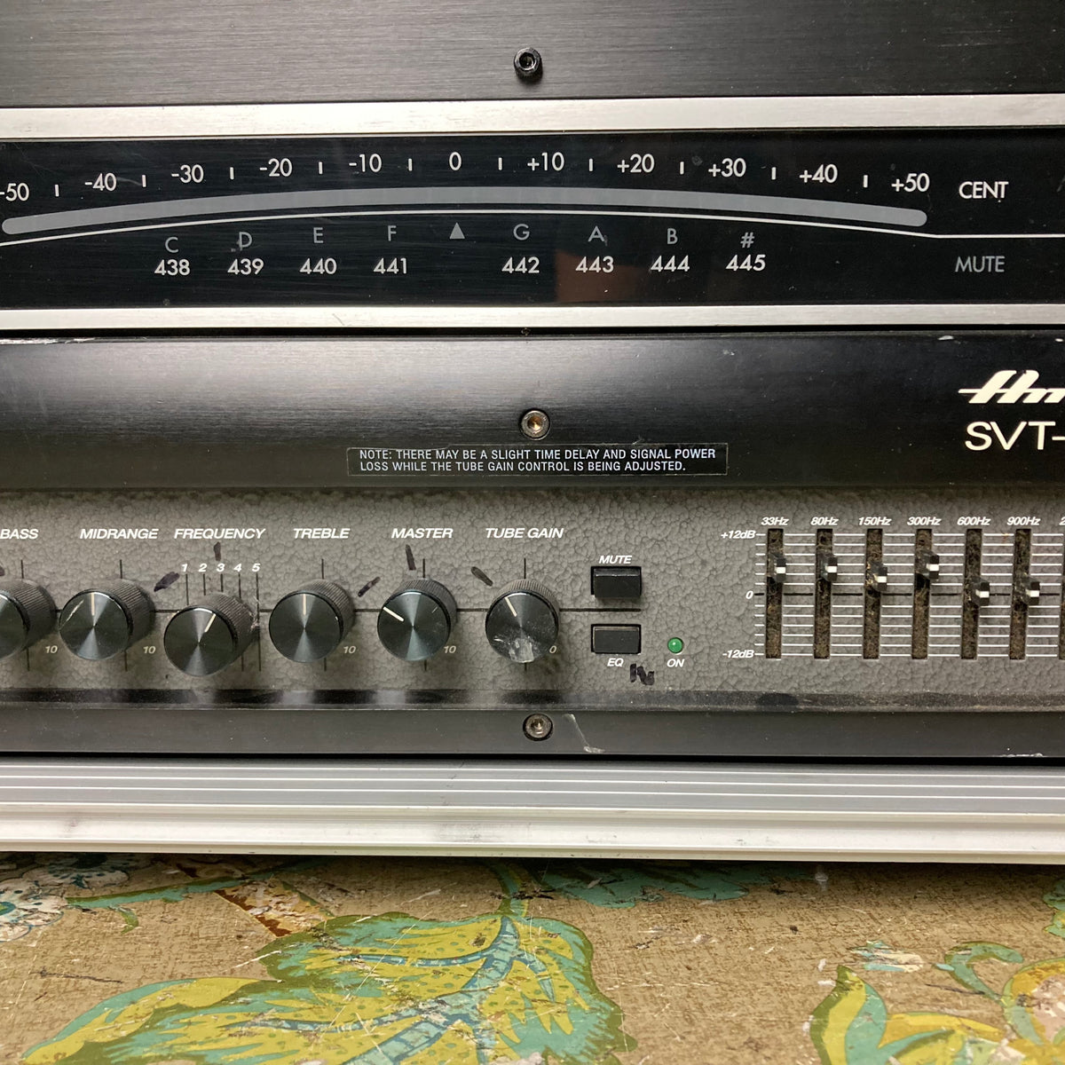 Ampeg SVT-3 Pro Rack w/ Korg DTR-2 Tuner and Furman Power Conditioner