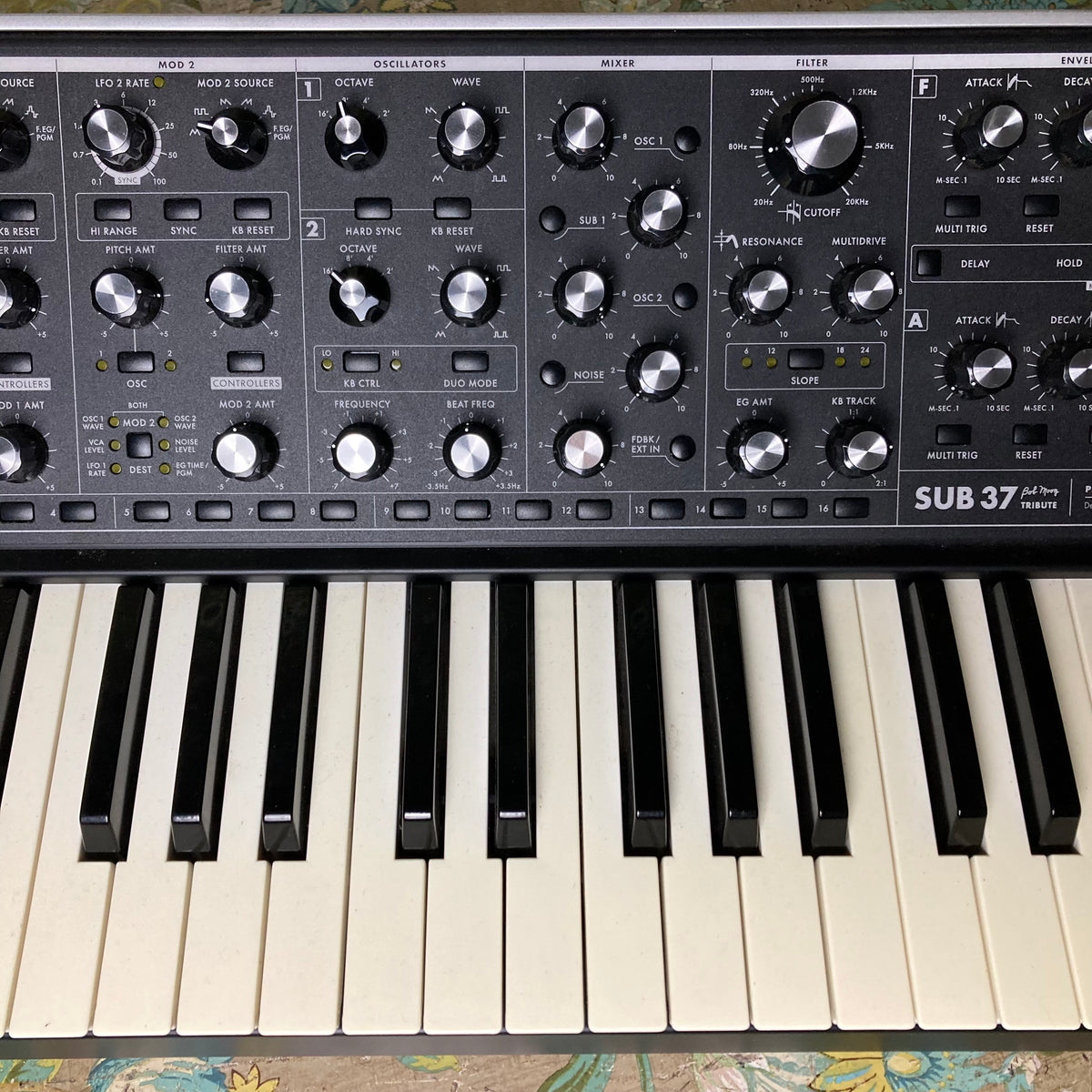 Moog Sub 37 Tribute Edition Paraphonic Analog Synthesizer with Pelican Case