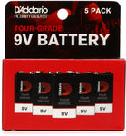 D'Addario Tour-Grade 9V 5-Pack
