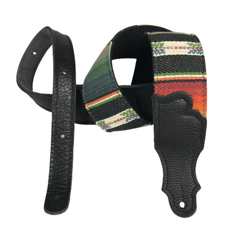 Franklin Strap Saddle Blanket Black / Black End Leather Strap