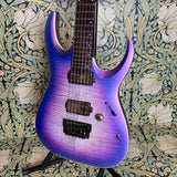 Ibanez Axion Label RGA61AL - Indigo Aurora Burst Flat