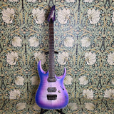 Ibanez Axion Label RGA61AL - Indigo Aurora Burst Flat