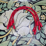 Black Market Modular 3.5mm Patch Cable 5-Pack (25cm, 10", Red)