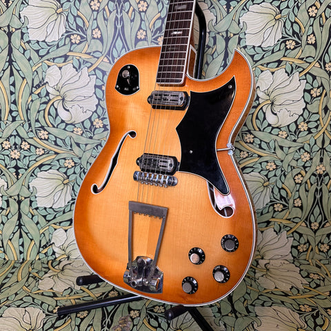 Crucianelli Panoramic Italian Semi-Hollow 1964