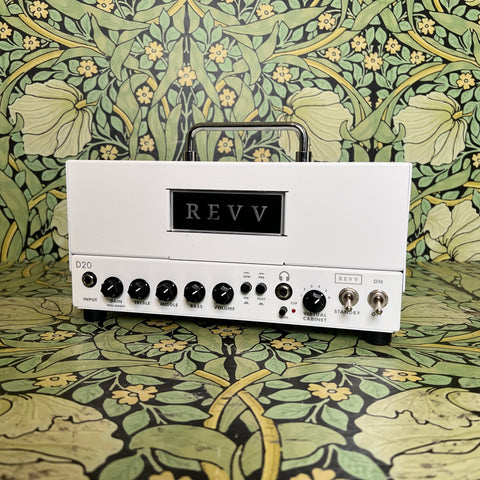 Revv D20 Amp Head White