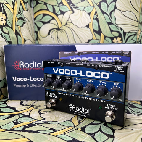 Radial Engineering Voco-Loco Vocal Preamp and Effect Switcher - Used