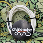Divine Noise Instrument Cable Straight-Right Angle - White