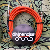 Divine Noise Instrument Cable Straight-Right Angle - Orange