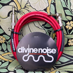 Divine Noise Instrument Cable Straight-Right Angle - Red