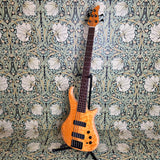 Pedulla Thunderbolt Fretless 5-string Bass Amber 1994