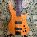 Pedulla Thunderbolt Fretless 5-string Bass Amber 1994