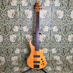 Pedulla Thunderbolt Fretless 5-string Bass Amber 1994
