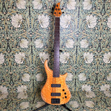 Pedulla Thunderbolt Fretless 5-string Bass Amber 1994