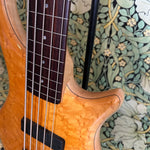 Pedulla Thunderbolt Fretless 5-string Bass Amber 1994