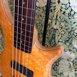 Pedulla Thunderbolt Fretless 5-string Bass Amber 1994