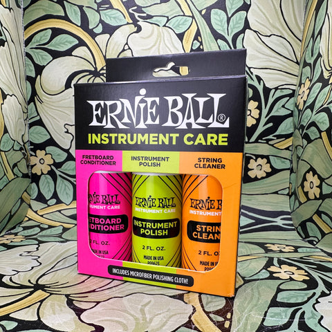 Ernie Ball Instrument Care 3-Pack w/ Microfiber Cloth