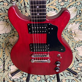 Rosser Double Cutaway Custom Faded Red