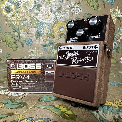 boss fender 63 reverb pedal Boss FRV-1 '63 Fender Reverb
