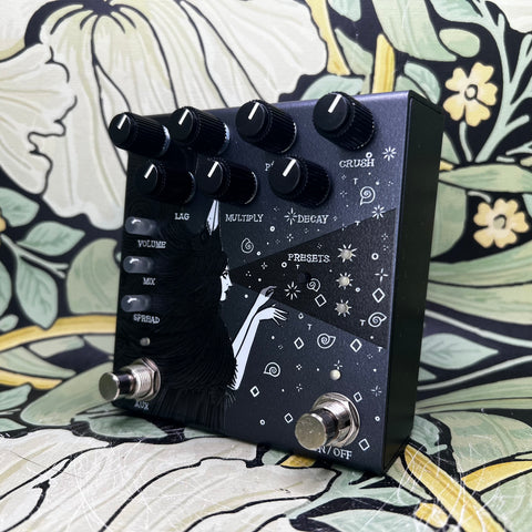 Old Blood Noise Endeavors Dark Star Stereo Soundscape Reverb - Black