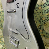 Danelectro '56 Vintage Baritone Silver Metal Flake