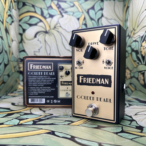 Friedman Golden Pearl Transparent Lower Gain Overdrive