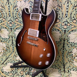 Scale Model Guitars MK Semi-Hollow Two-Tone Burst