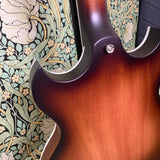 Scale Model Guitars MK Semi-Hollow Two-Tone Burst