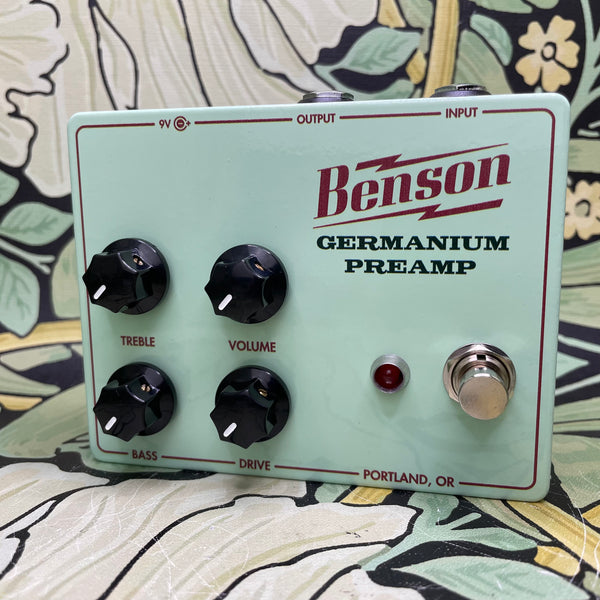 germanium preamp pedal Benson Amps Germanium Preamp – eastside music supply