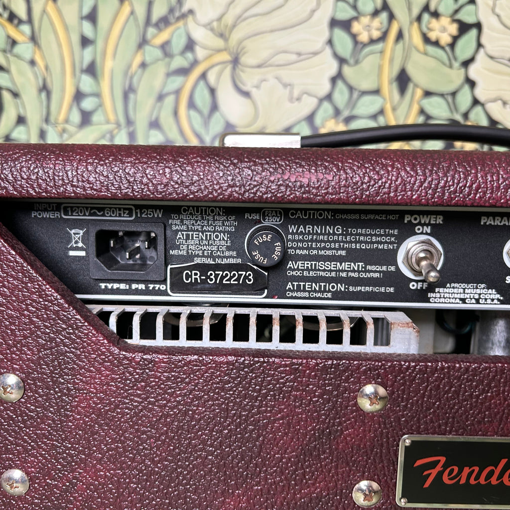 Fender Limited-Edition '65 Princeton Bordeaux Reserve Combo Amp