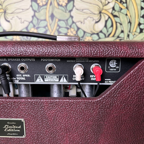 Fender Limited-Edition '65 Princeton Bordeaux Reserve Combo Amp