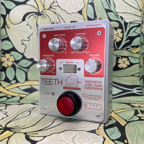 Horrothia Teeth Discrete Low-Gain Overdrive – eastside music Horrothia Teeth Discrete Low-Gain Overdrive – eastside music
