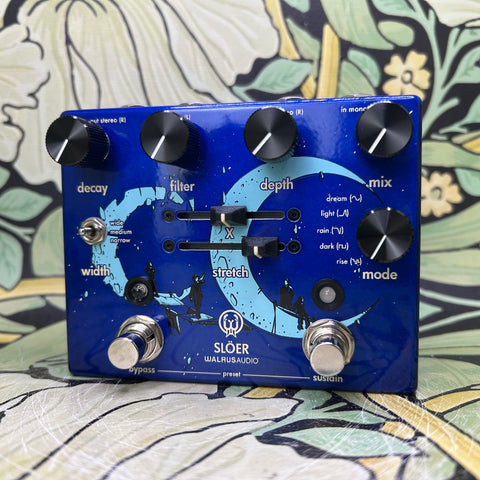 Walrus Audio Slöer Stereo Ambient Reverb Blue