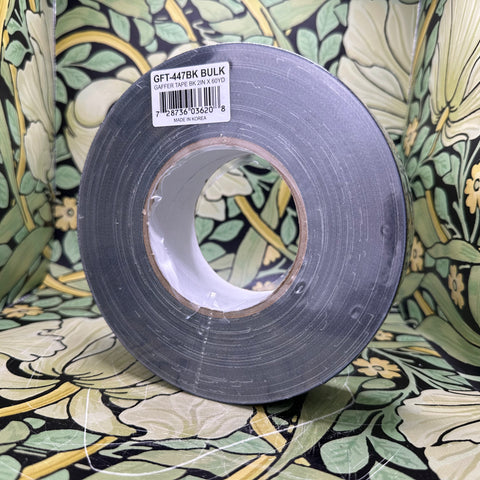Hosa GFT-447BK 2-inch Gaffer Tape - 60-yard Roll - Black