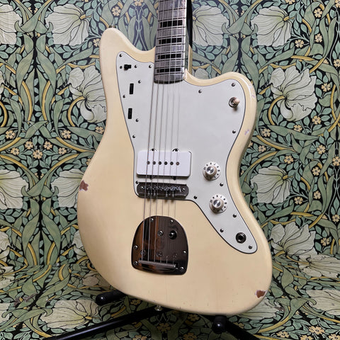 Custom Aluminum Jazzcaster Aged Olympic White