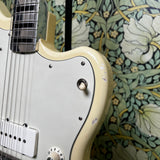 Custom Aluminum Jazzcaster Aged Olympic White