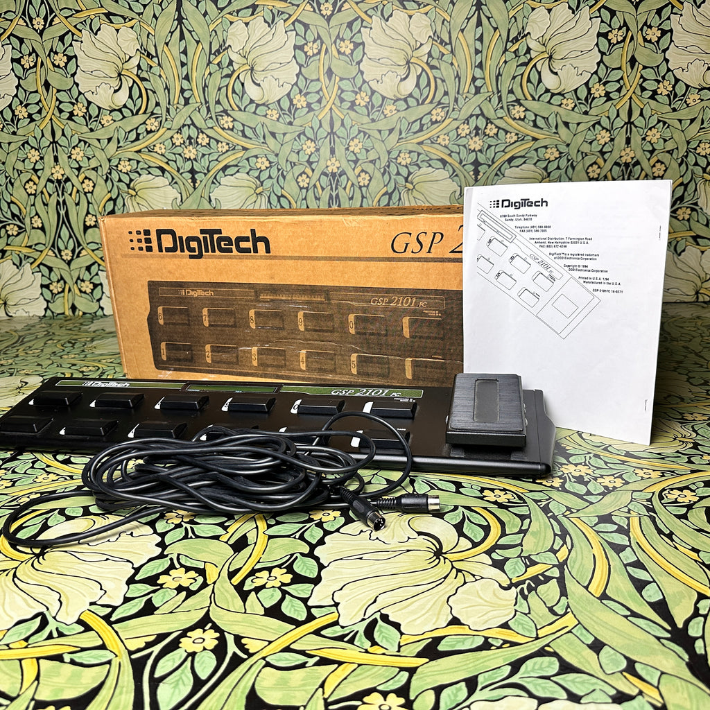 Digitech Controllers DigiTech GSP-2101 w/ GSP-2101 FC Foot Controller – eastside music supply