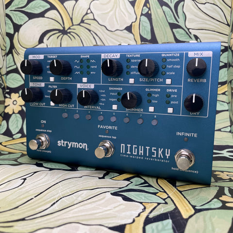 night sky pedal Strymon NightSky Time-Warped Reverberator – eastside music supply