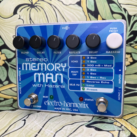 Electro-Harmonix Stereo Memory Man with Hazarai - Used