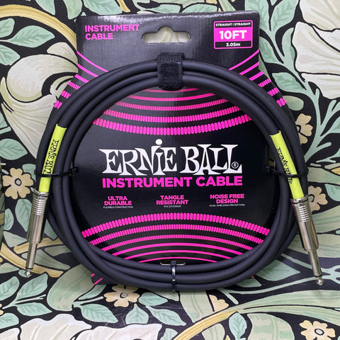 Ernie Ball Classic Cable - Black Straight/Straight