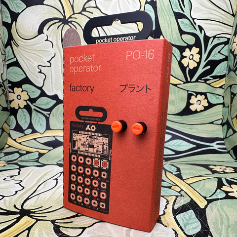 Teenage Engineering Pocket Operator PO-16 - Factory Teenage Engineering Pocket Operator PO-16 - Factory