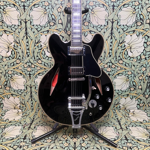 Epiphone Shinichi Ukubata ES-335 Ebony – eastside music supply Epiphone Shinichi Ukubata ES-335 Ebony – eastside music supply