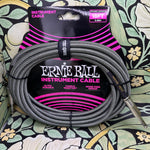 Ernie Ball Braided Cable 18ft - Silver Fox