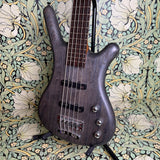 Warwick Teambuilt Corvette 5-String Bass Trans Black 2015