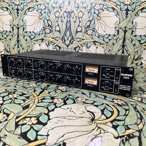 Drawmer 1960 2-Channel Vacuum Tube Compressor Pre-Amplifier