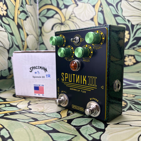 Spaceman Effects Sputnik III Germanium Fuzz Green Sparkle - Used