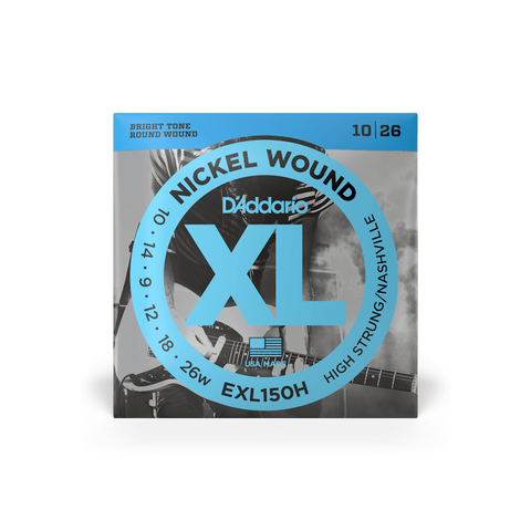 D'Addario EXL150H High-Strung/Nashville Tuning Electric Guitar Strings 10-26