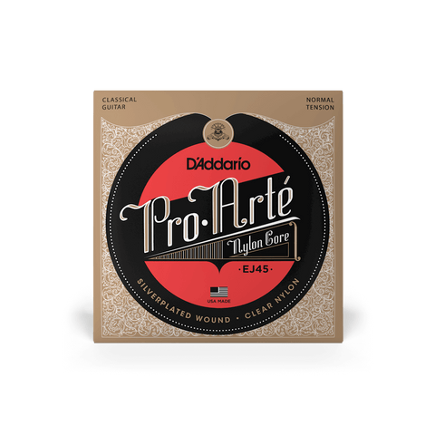 D'Addario EJ45 Pro-Arte Normal Tension Silver Nylon Strings