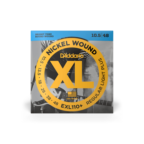 D'Addario EXL110+ 10.5-48 Regular Light Plus Electric Guitar Strings